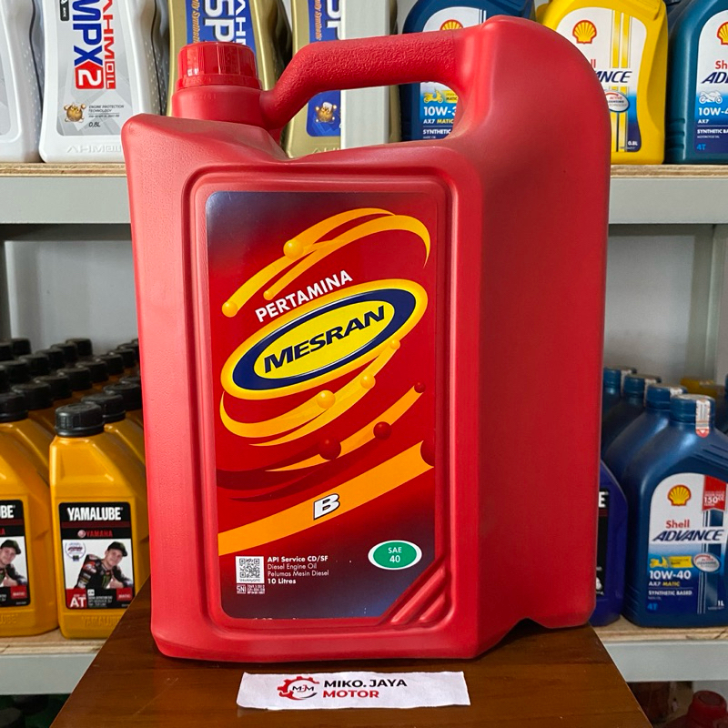 OLI PERTAMINA MESRAN B 10 LITER SAE 40