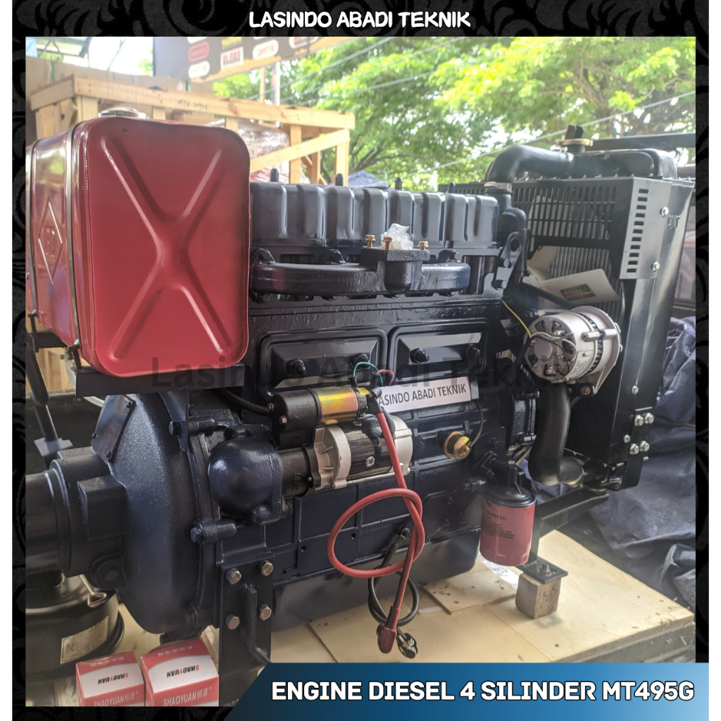 Engine Diesel Maestro 4 Silinder MT495G 48HP Mesin Diesel MT 495 G 48 HP