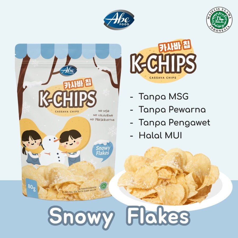 

Abe Food K-Chips Cassava Chips Keripik Singkong 80 gram