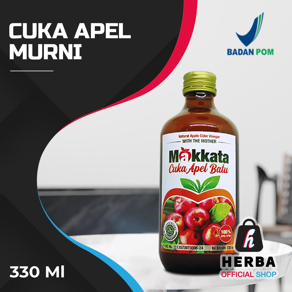 

Cuka Apel Murni Original Makkata Isi 330Ml Obat Maag Asam Lambung Dan Kolesterol Ampuh