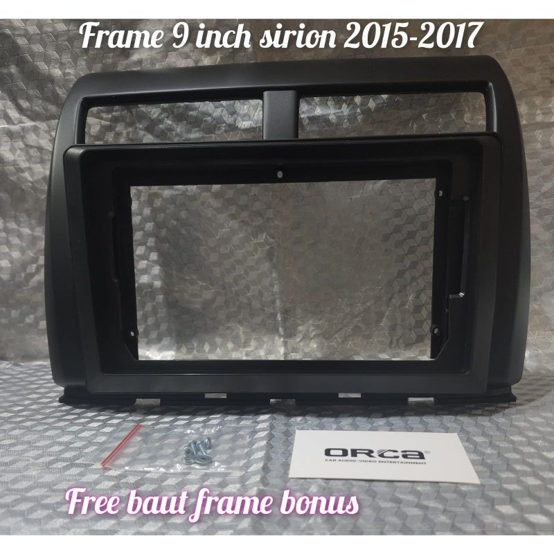frame head unit android 10 inch mobil daihatsu sirion 2015-2017