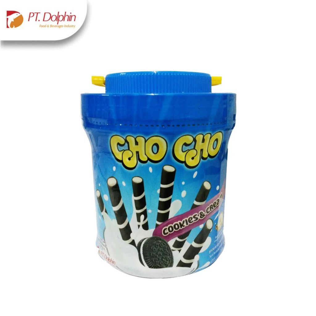 

CHO CHO WAFER STICK COOKIES & CREAM 500 gr