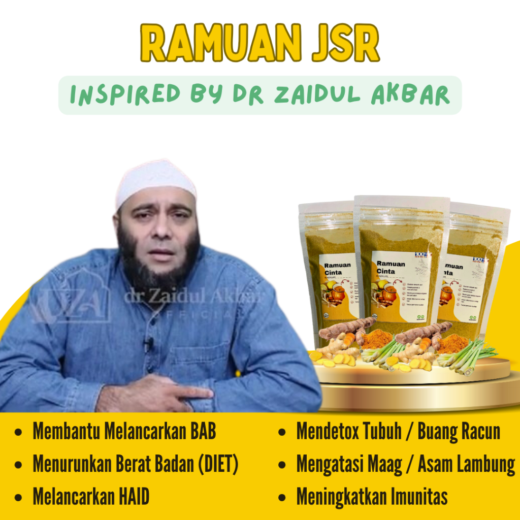 

3 RAMUAN RIMPANG CALYNA JSR ULTIMATE DR ZAIDUL AKBAR BAGUS UNTUK DIET HERBAL ALAMI ORGANIK