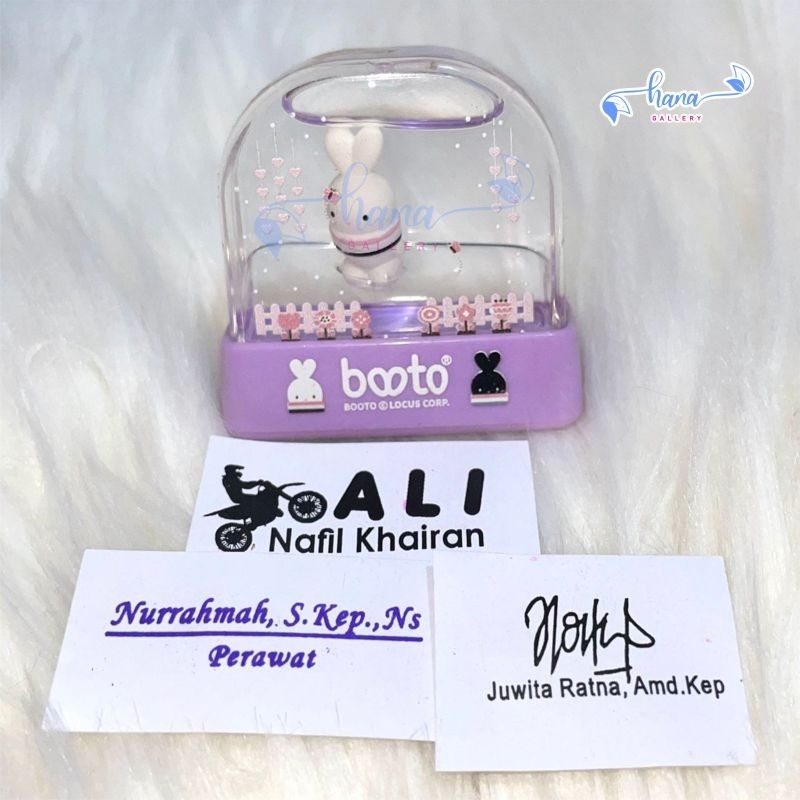 

Stempel Custom - Waterstamp Karakter Booto (Ungu)