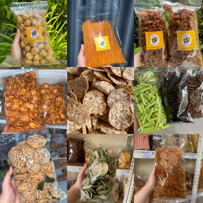 

SNACK CEMILAN MURAH 250GR / CEMILAN KEMASAN 250gram / SNACK MURAH PONTIANAK / basreng / sus coklat / usus crispy / KERIPIK SUKUN / PISANG AROMA / PISANG SALAI CRISPY READY