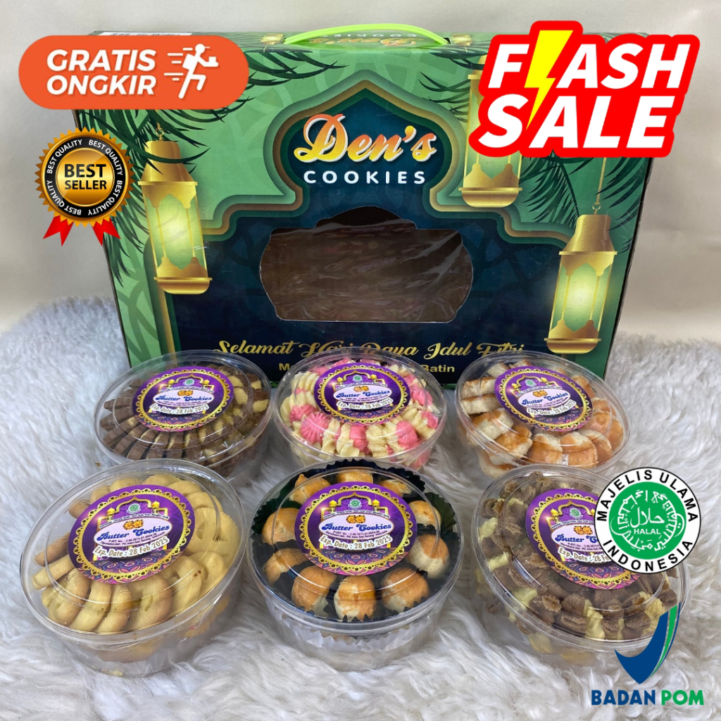 

PAKET KUE LEBARAN DENS COOKIES KUE KERING LEBARAN HAMPERS RAMADHAN PARCEL KUE LEBARAN