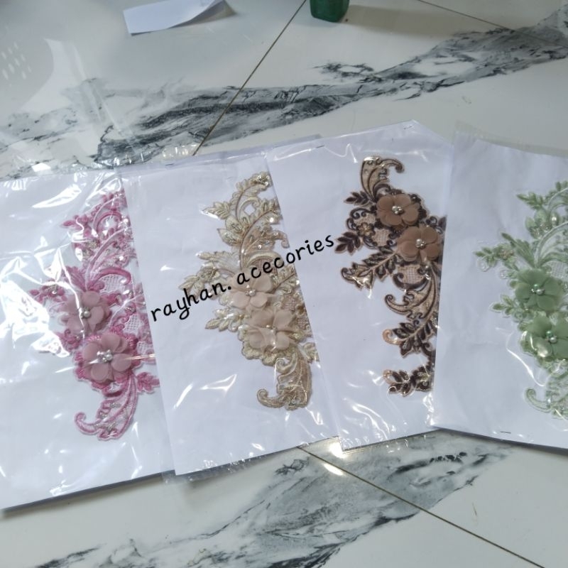 renda bordir tempel/tabur renda