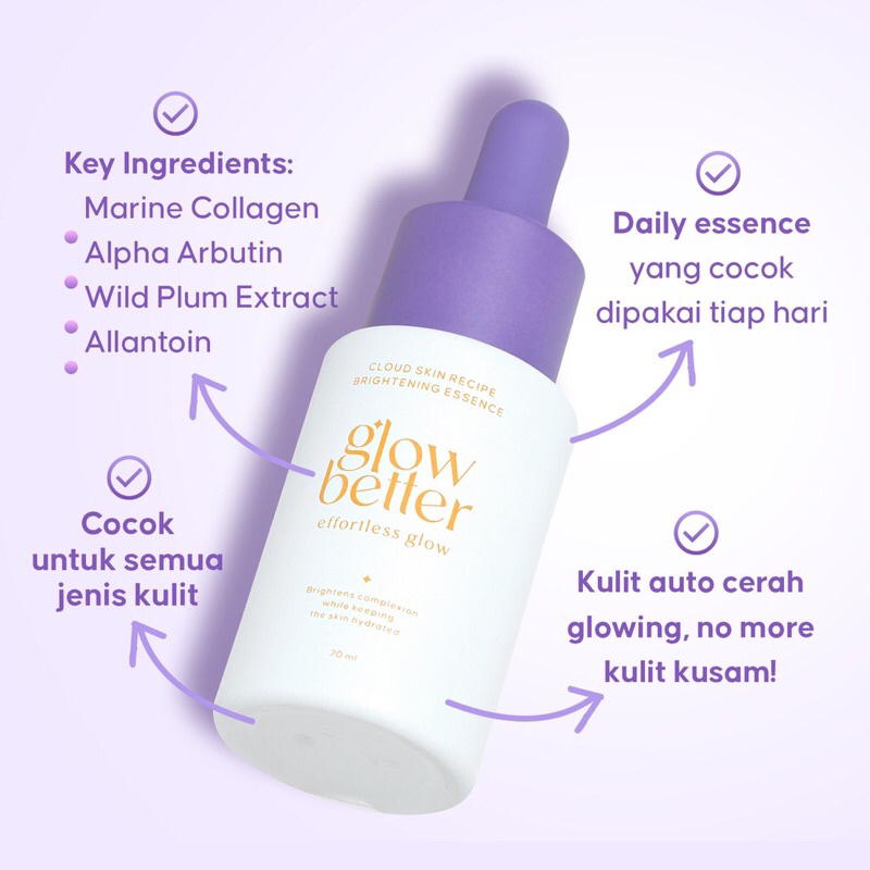 [NEAR ED] Glow Better - Cloud Skin Recipe Brightening Essence