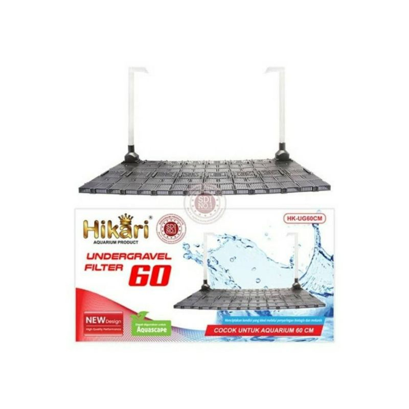 FILTER AKUARIUM AQUASCAPE AKUARIUM UNDERGRAVEL ARMADA 60 CM
