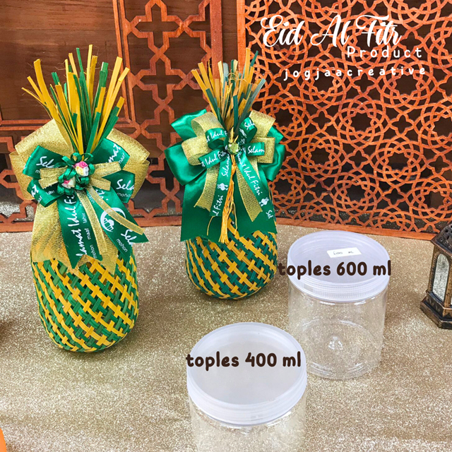 

KERANJANG BAMBU KRONGSO BELANG HIJAU KUNING KERANJANG LEBARAN 9 x 23 CM PITA LEBARAN IDUL FITRI besek ikat krongso bambu keranjang kue