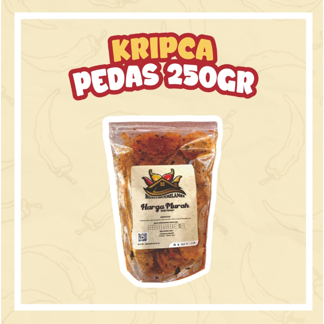 

KERIPIK KACA (KRIPCA) PEDAS DAUN JERUK 250 GR