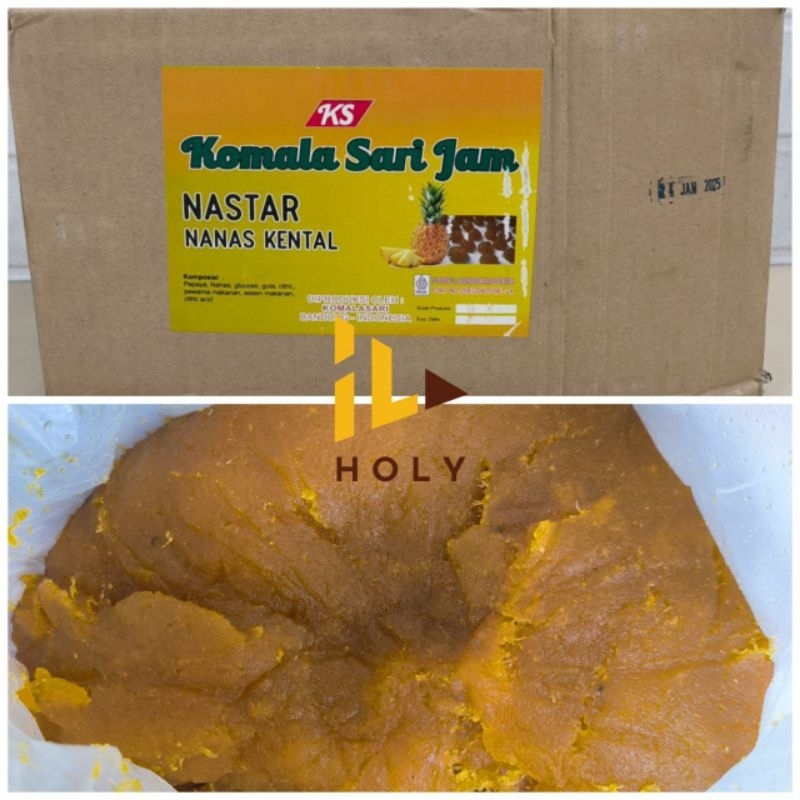 

KOMALA SARI Selai Nastar Nanas (250gr) Repack / Selai Nanas Isian Nastar