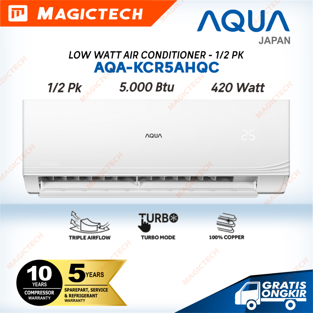 AC AQUA LOW WATT 1/2 PK (0,5 PK) AQA-KCR5AHQC R32