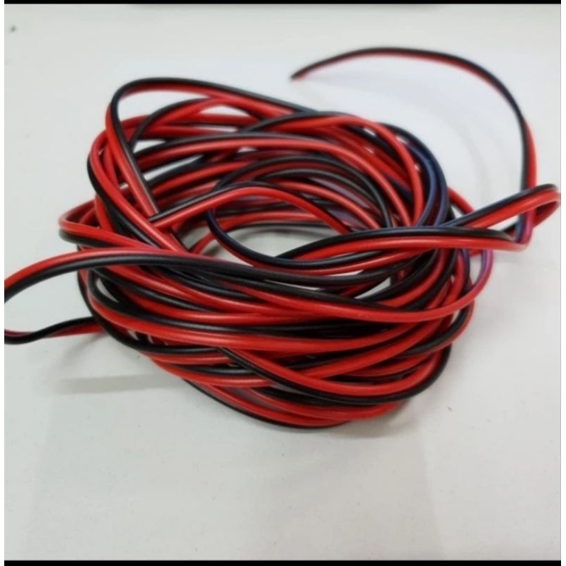 Kabel Serabut 2 x 10  Merah Hitam Meteran