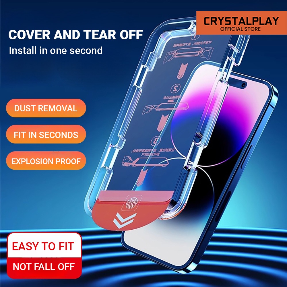 CrystalPlay Temperd Glass SUPERFIT Iphone CLEAR BENING High Quality  For Iphone X XS XR XSMAX 11 11P