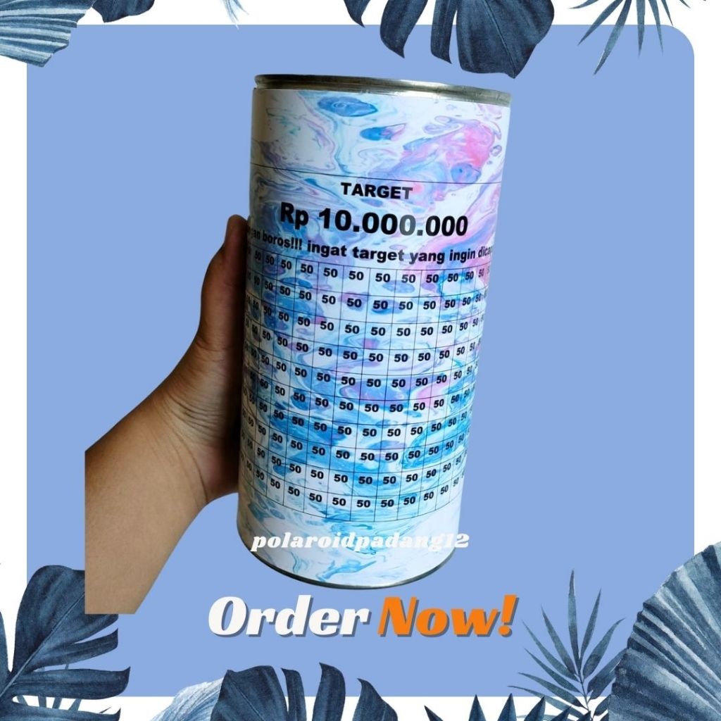 CELENGAN TARGET CUSTOM BUKA TUTUP | nabungwoi | CELENGAN BUKA TUTUP | KADO PADANG | CELENGAN SEDEKAH