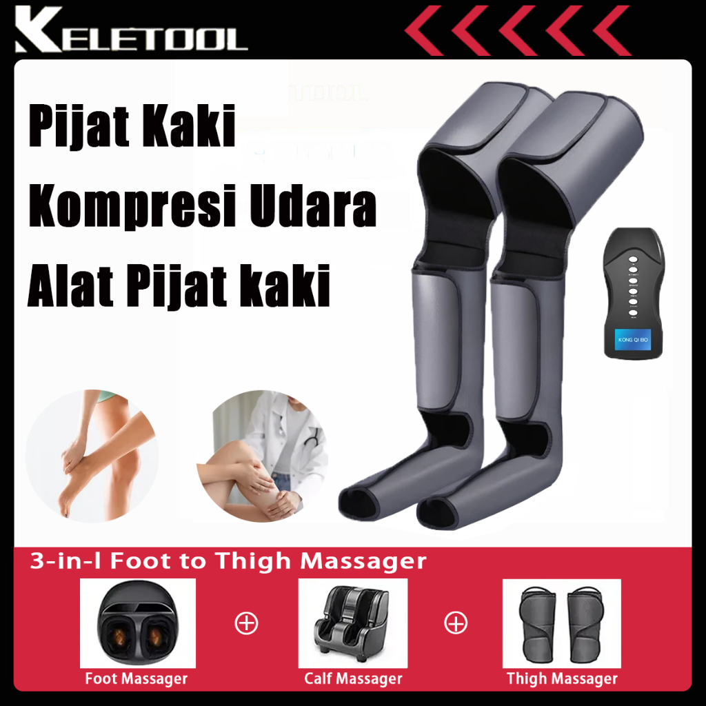 ⭐ Pengiriman cepat⭐Alat Pijat Kaki leg feet Massager All-in-One Alat Pijat Kaki Berpemanas Alat Pija