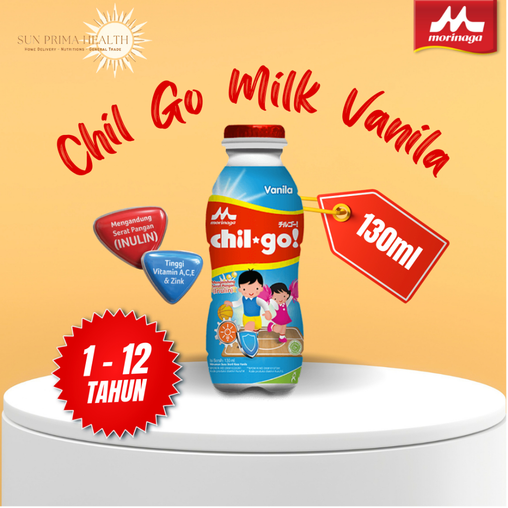 

CHIL*GO LIQUID MILK VANILLA/COKELAT/MELON MADU/STRAWBERRY 6X130 ML