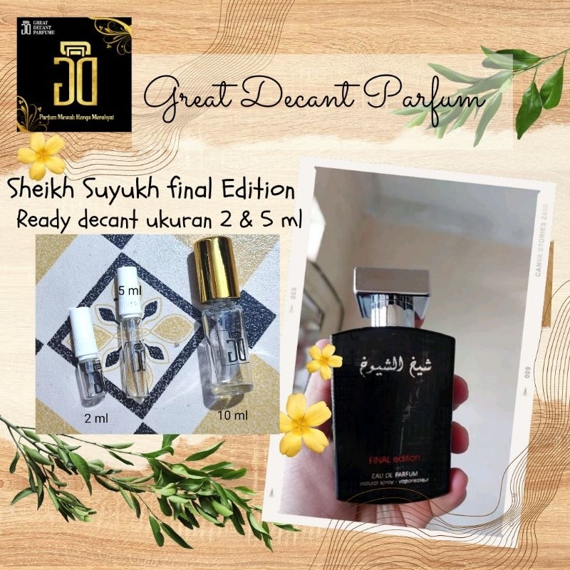 lattafa sheikh suyukh final edition parfum decant