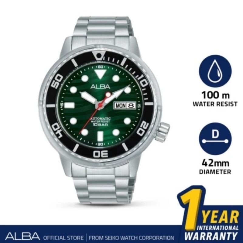 Jam Tangan Pria Otomatis Alba Active AL4339 Original