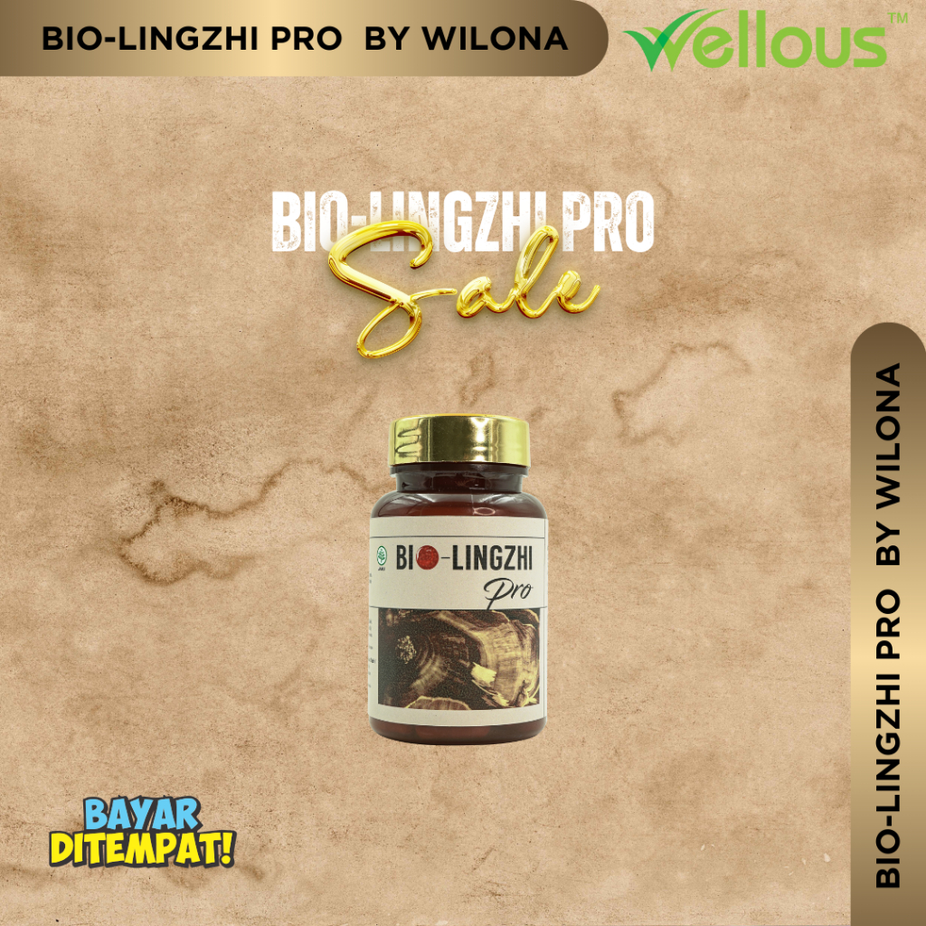 Bio-Lingzhi Pro Original isi 60 Kapsul | Sudah BPOM