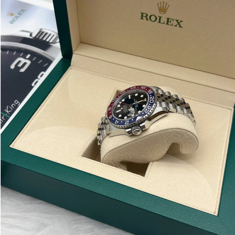 Promo 100% AsliOriginal Jam Tangan Rolex Gmt Master Ii M126710Blro-0001 Automatic 18Ct Teflon