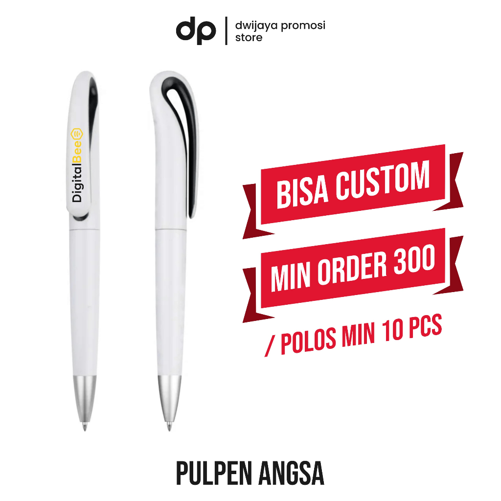 

Pulpen Promosi Model Angsa / Pulpen plastik Promosi unik isi 10 pcs