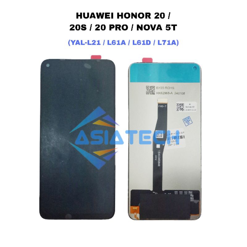 LCD HUAWEI HONOR 20/ 20S/ 20 PRO/ NOVA 5T (INCELL) FULSET TOUCHSCREEN LAYAR SENTUH ORIGINAL NEW