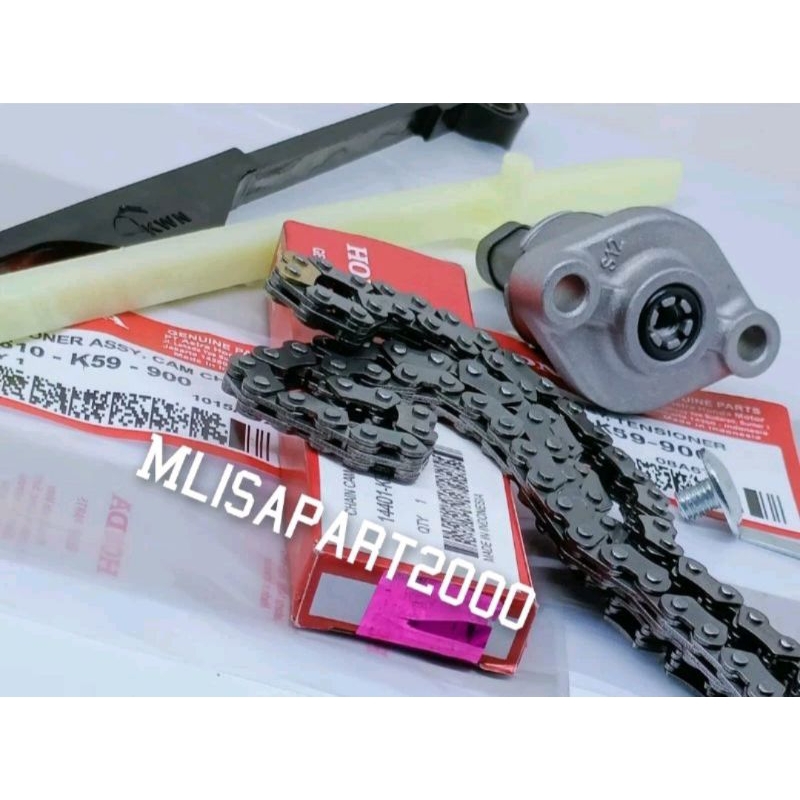 Paket Tensioner K59/KZR 3Aitem/3PCH Vario 125 Fi Old Vario 125 esp LED Vario 125 New, Honda Original