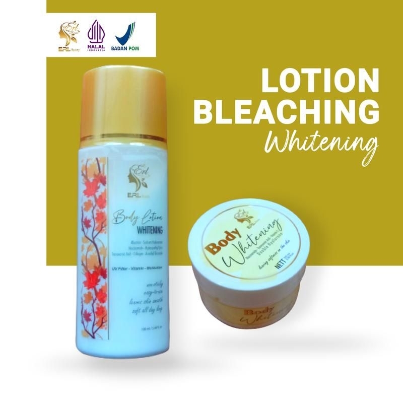 BODY LOTION WHITENING + BODY BLEACHING ERL BEAUTY