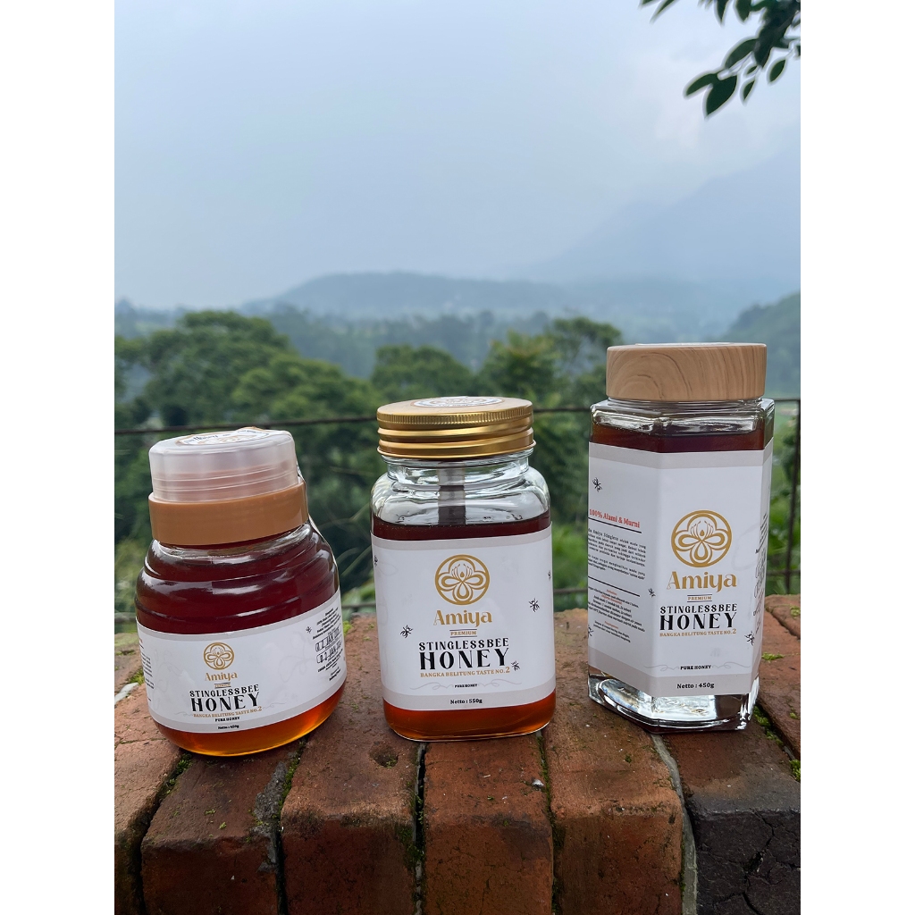 

Amiya Organic Premium Stingless Bee Honey Madu Trigona Organik Bangka Belitung Taste 02 Heterotrigona Itama