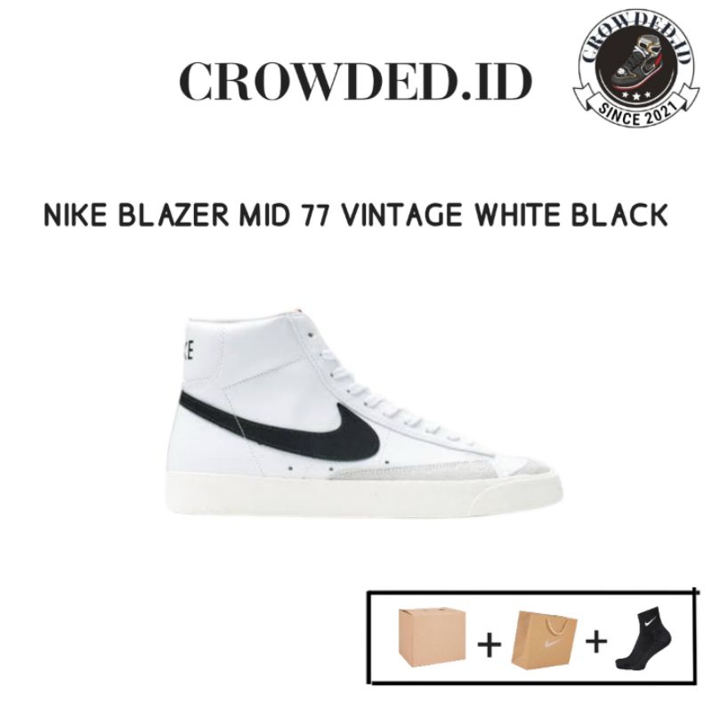 Nike Blazer Mid 77 Vintage White Black