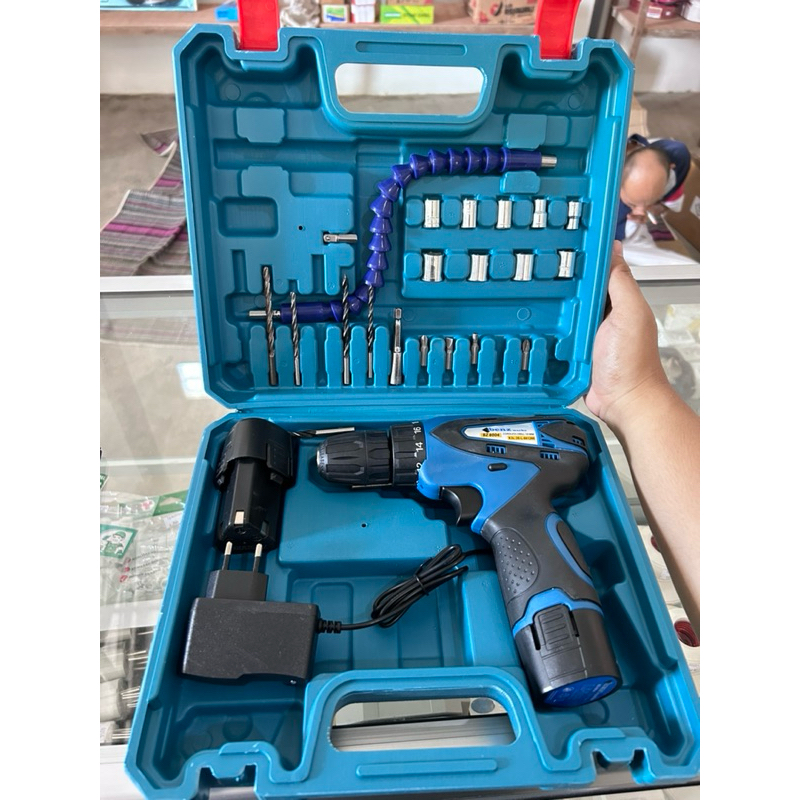 Mesin Bor Cordless Drill 10mm / Mesin Bor BENZ