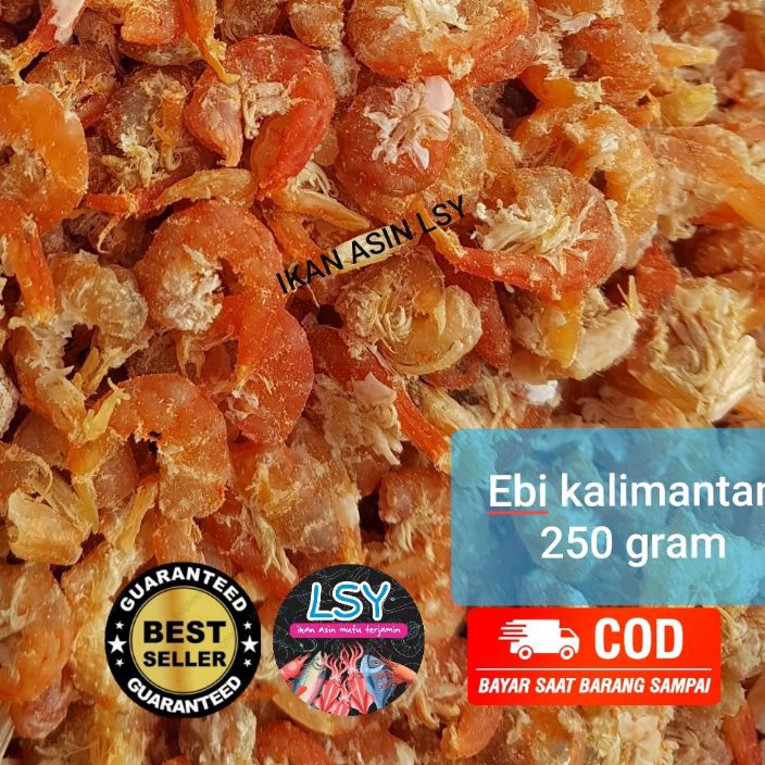 

GROSIR EBI KERING SUPER UDANG EBI DAGING 25GRAM ASLI KALIMANTAN