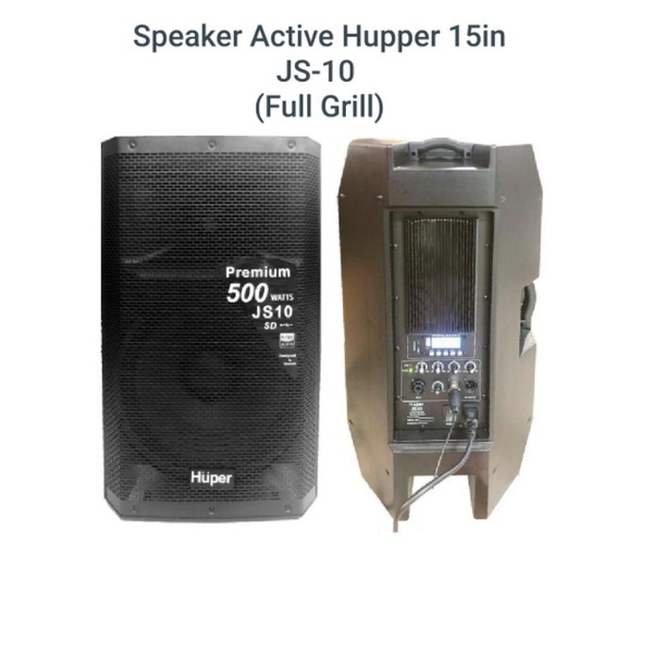 BISA COD speaker aktif huper premium js10 500 watt huper js10 original