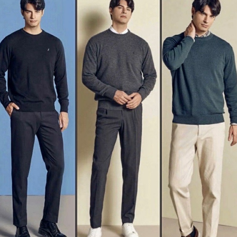 Swip up NAUTICA UNISEX MERINOS WOOL