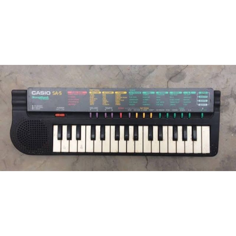 keyboard piano casio sa 5