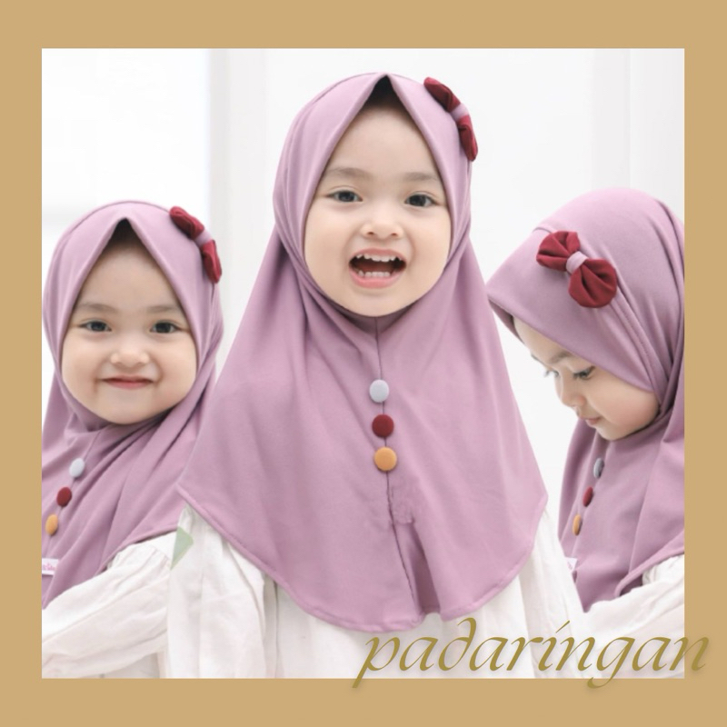 HIJAB BAYI 0- 2 tahun  KANCINK PITA/ jilbab bayi / kerudung bayi / hijab anak bayi / jilbab anak bay