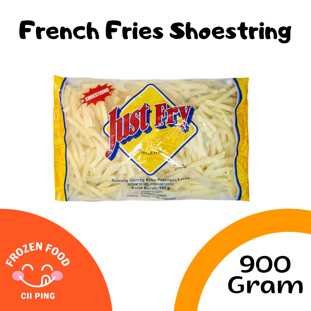 

French Fries Shoestring 900gr / Kentang Goreng / Frozen Food