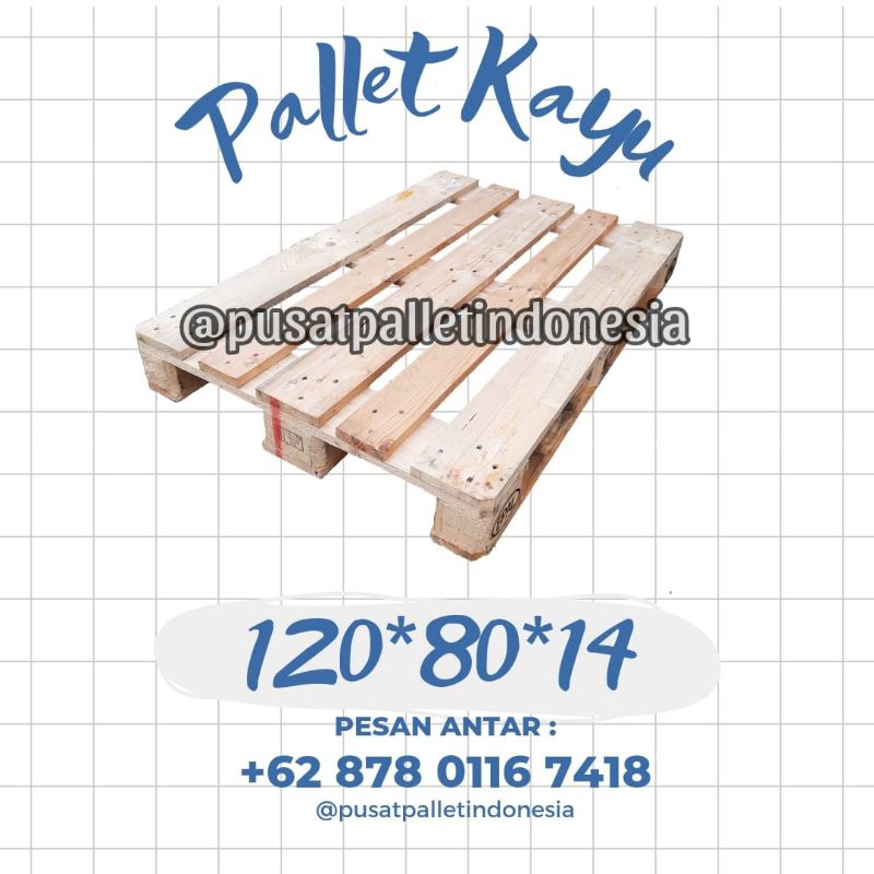 

palet kayu epal 120x80x14cm palet epal