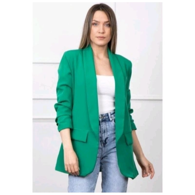 Outer Blazer Wanita Stylish Kekinian / Jas Formal Wanita Kerja