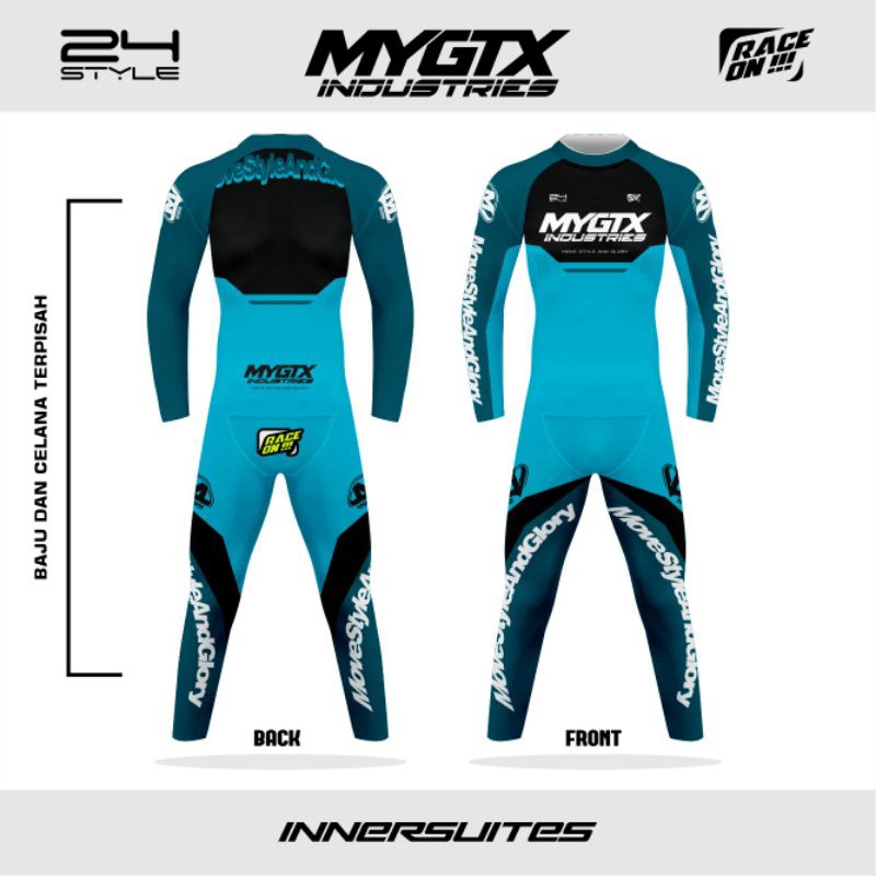 FREE DESIGN  Innersuite Wearpack Balap Dragrace | Roadrace | Grasstrack | Motocross