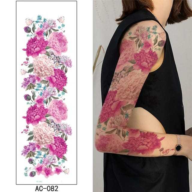 Tato Temporer Tattoo Tatto Temporary Full Lengan Tangan Besar Tahan Air Sementara Anti Air Seri AC-0