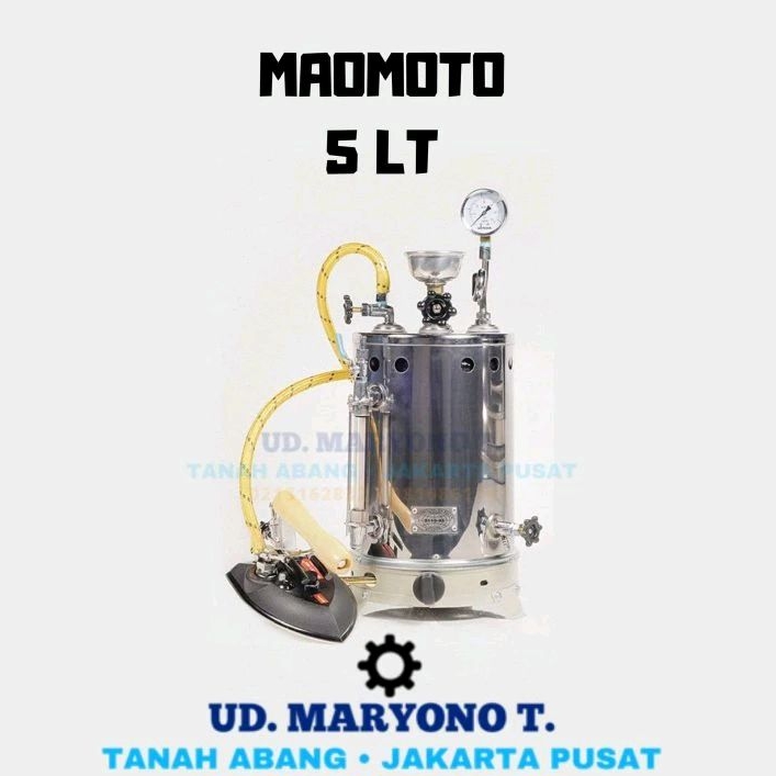 Boiler Setrika Uap MAOMOTO kapasitas 5 Liter/Laundry/Boiler/Tabung Maomoto