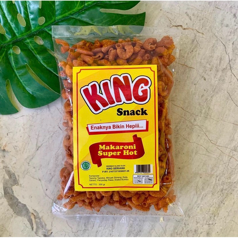 

King Snack Makaroni Super Hot 300gr