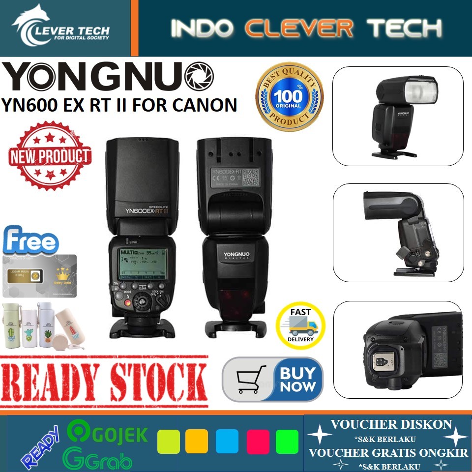 Yongnuo Speedlite YN600EX-RT II for Canon - Flash Yongnuo YN600 EX-RT