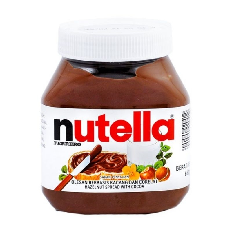 

Nutella Ferrero spread 680g / Nutella Selai Chocolate Hazelnut 680grm BPOM