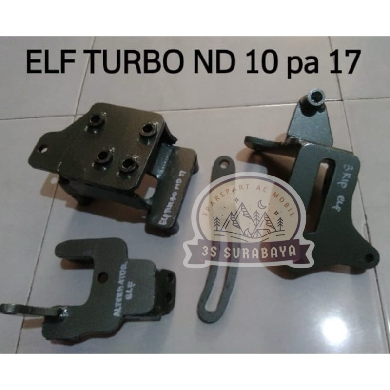 Breket Kompresor Elf Turbo Denso 10PA17 As 17 Ac Mobil Bracket Dudukan Kompresor Isuzu