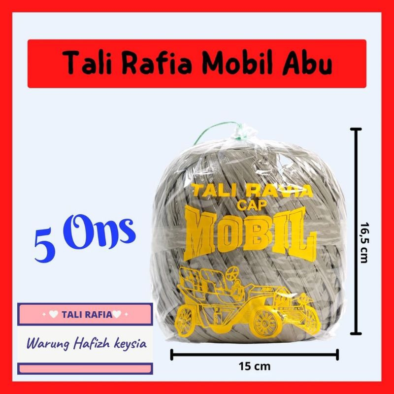 

tali rafia plastik warung Hafizh keysia merek mobil warna abu
