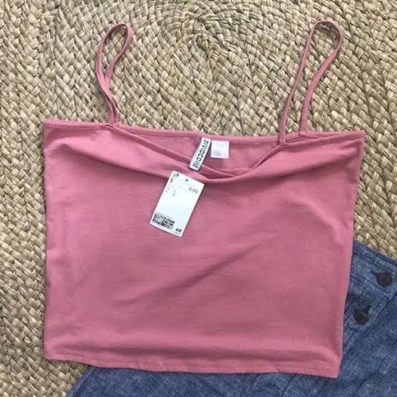 H&M cami pink tanktop